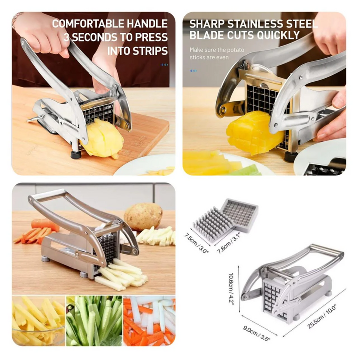 Potato Chips & Vegetable Slicer Cutter – Stainless Steel